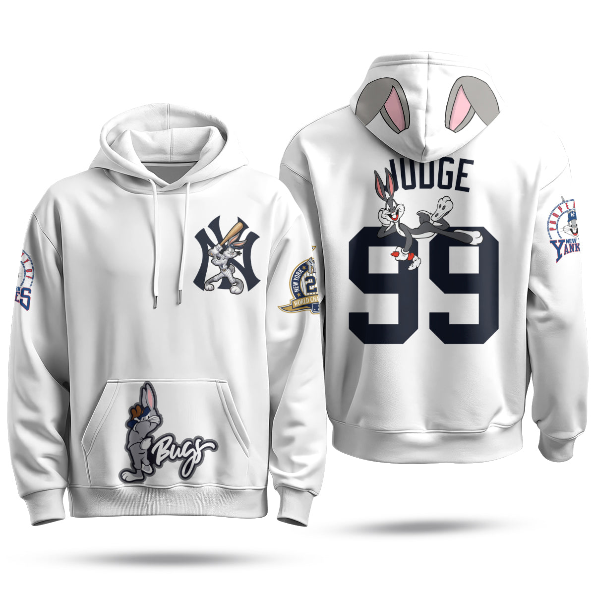 New York Yankees Bunny Vapor Limited Hoodie - Printed