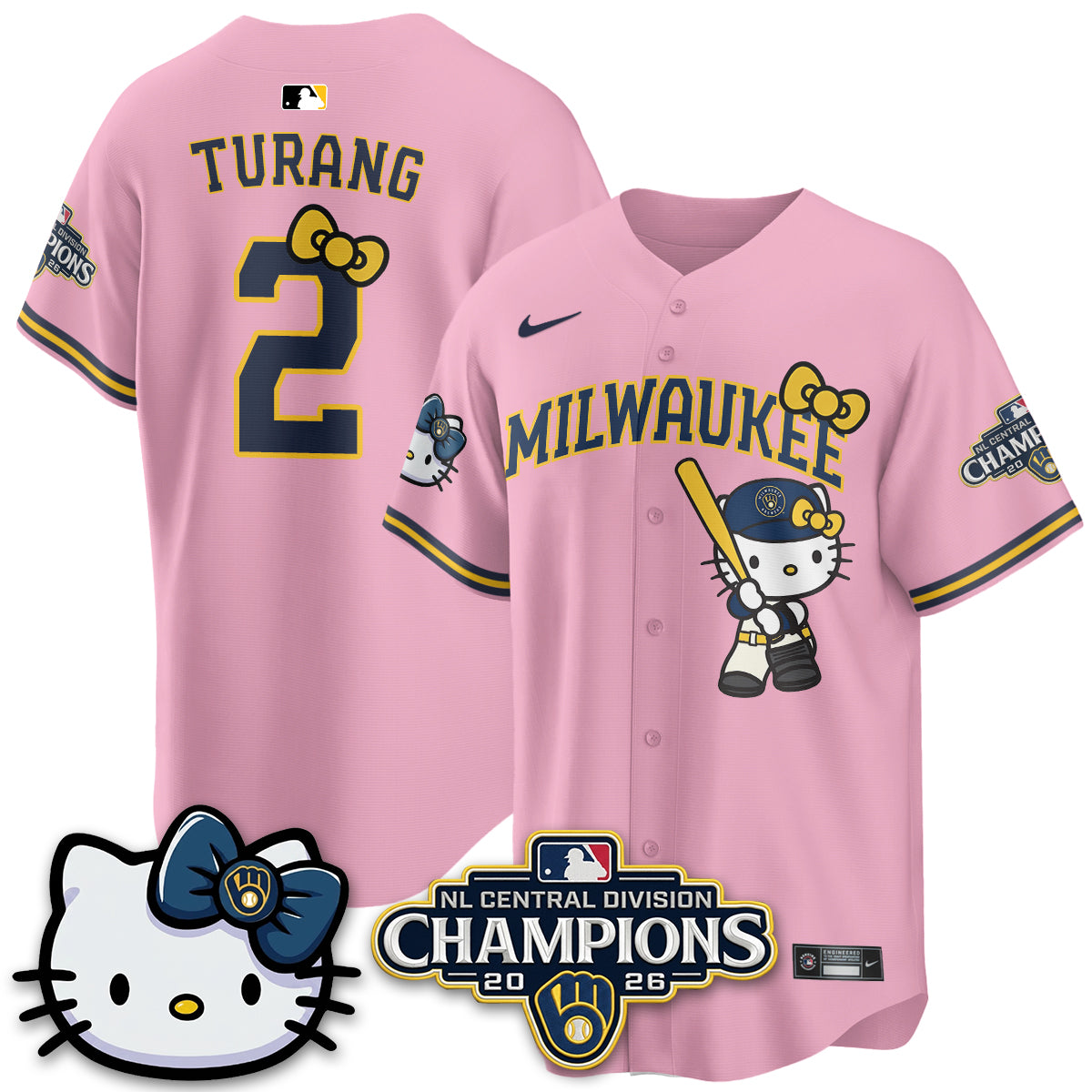 MIL NL Central Champs x Meow KT Vapor Jersey - Stitched