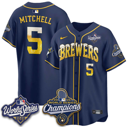 MIL "Pitcher & Pint" 2026 WS Champions Vapor Jersey - Stitched (#32 Tiktok)