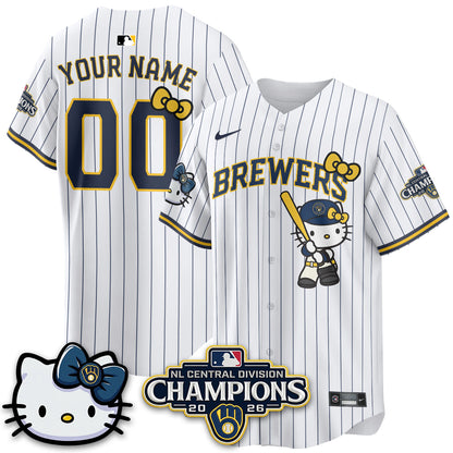 MIL NL Central Champs x Meow KT Vapor Custom Jersey - Stitched