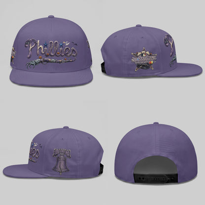 Philadelphia Phillies Nightmare Snapback Cap - Printed