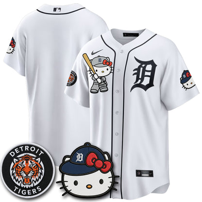 DET x Meow KT Edition Vapor Limited Jersey - Stitched