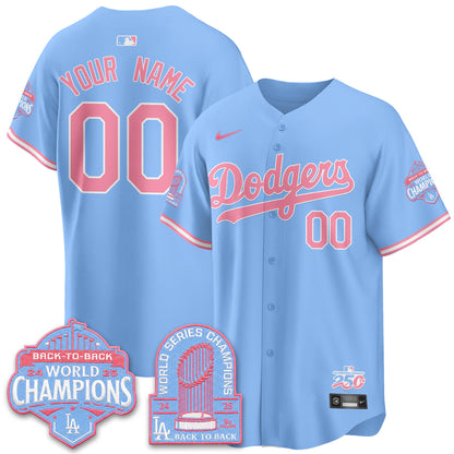 LAD x Bubblegum Vapor Custom Jersey - Stitched