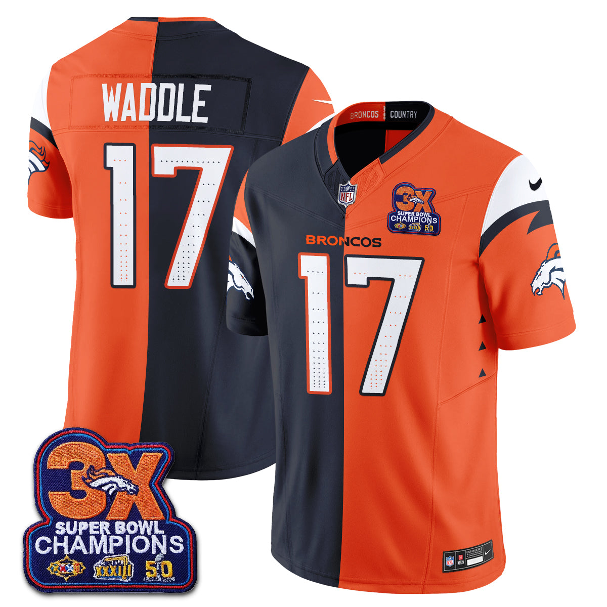 DEN Split Edition Vapor Jersey - Stitched