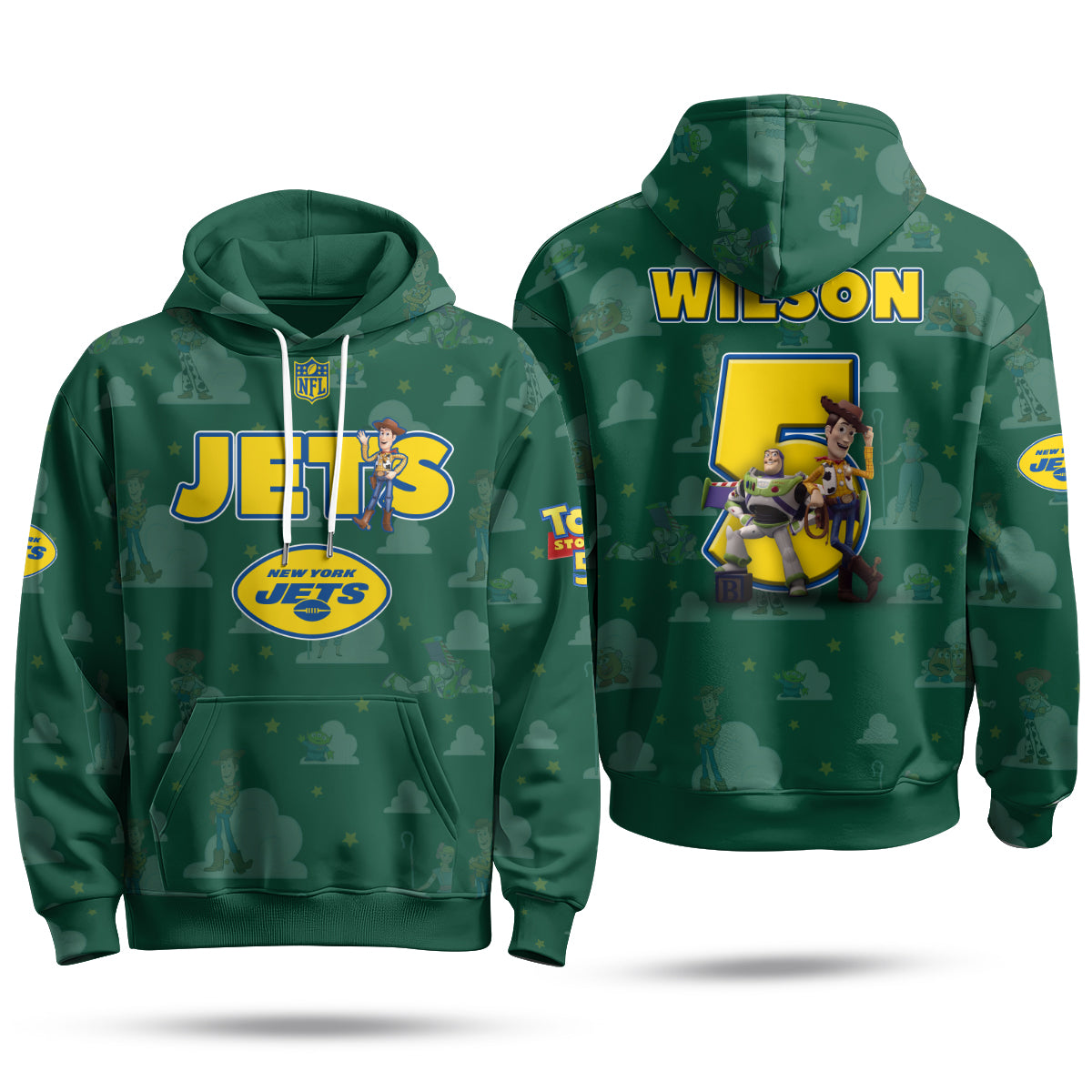 NYJ x Infinity & Beyond Hero Edition Pullover Hoodie - Printed