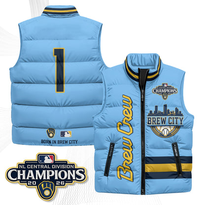 MIL "Brew City" Puffer Vest - Printed V3
