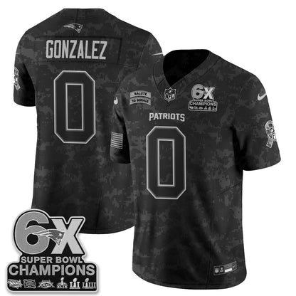 New England Patriots 2026 Salute to Service Vapor Jersey V2- Stitched