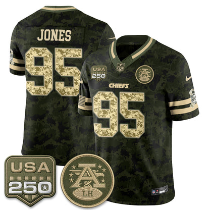 KC 2026 Salute to Service Vapor Jersey - Stitched
