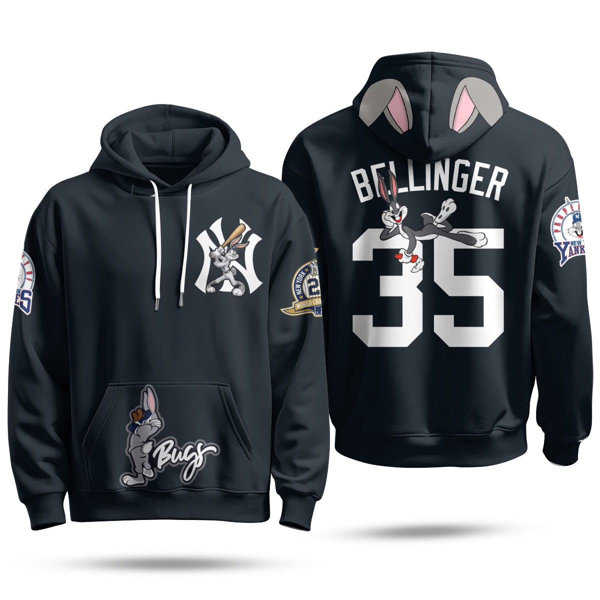 New York Yankees Bunny Vapor Limited Hoodie - Printed