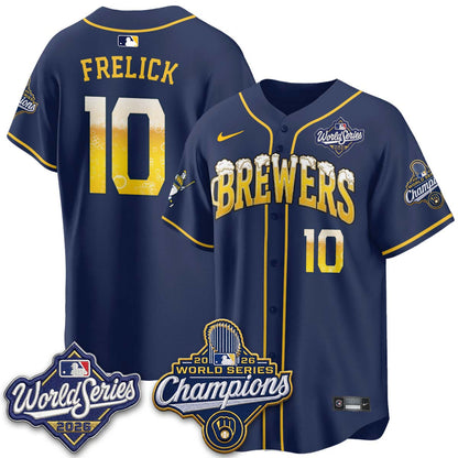 MIL "Pitcher & Pint" 2026 WS Champions Vapor Jersey - Stitched (#32 Tiktok)