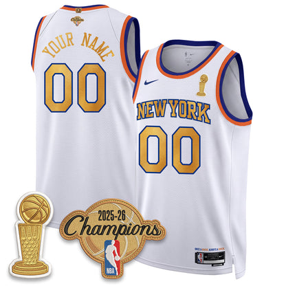 NYK Champions Night Custom Vapor Jersey - Stitched
