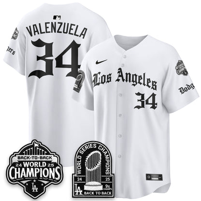 LAD WS Champions Back 2 Back Patch Vapor Premier Limited Gothic Edition Jersey - All Stitched