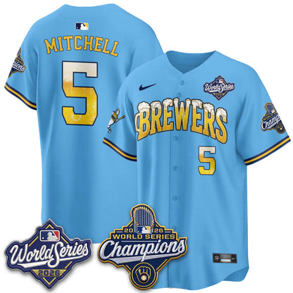 MIL "Pitcher & Pint" 2026 WS Champions Vapor Jersey - Stitched (#32 Tiktok)