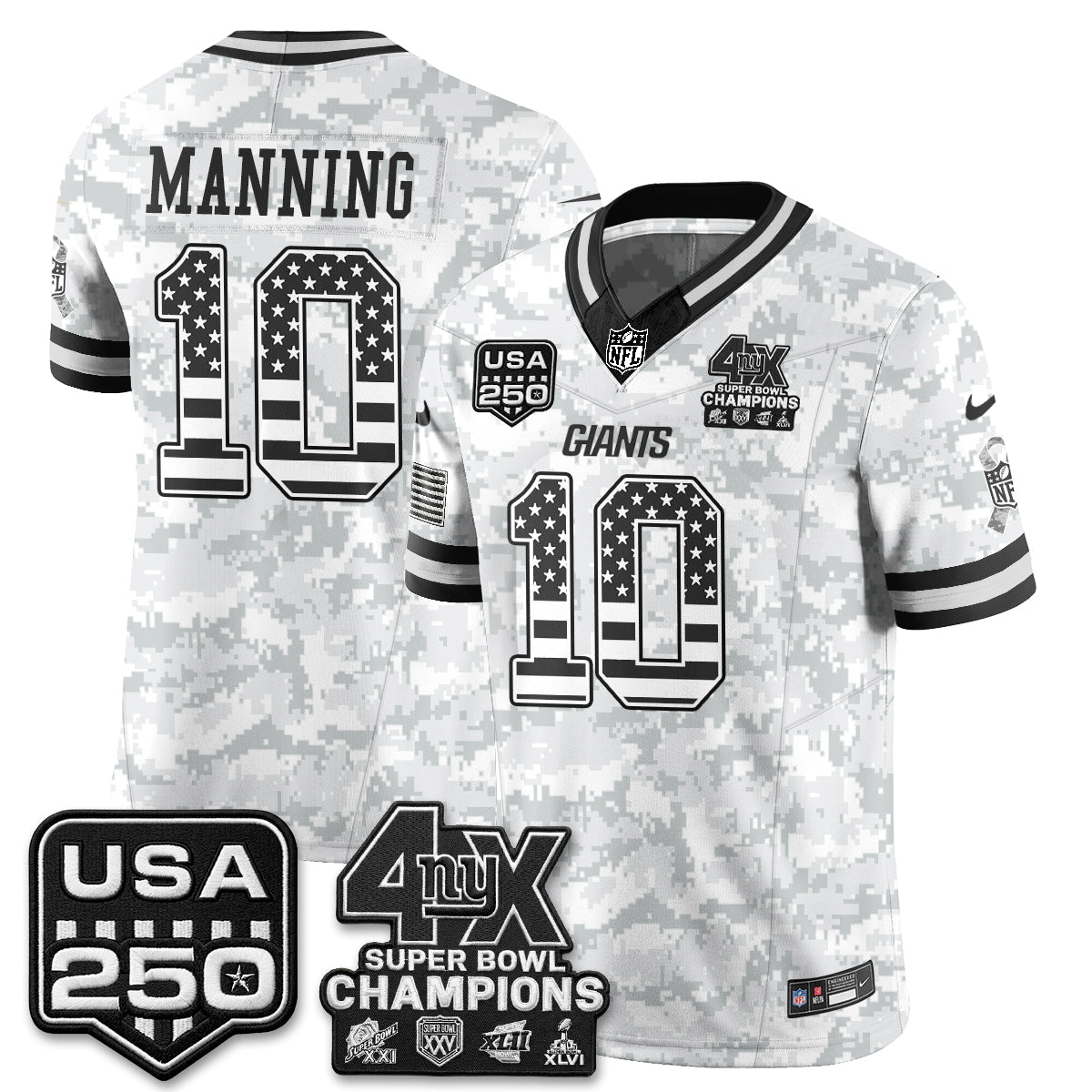 NYG 2026 Salute To Service Vapor Jersey - Stitched