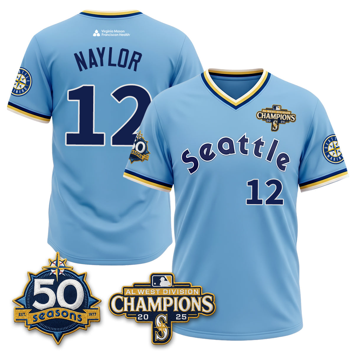 SEA 50th Anniversary Throwback Limited Jersey - All Stitched