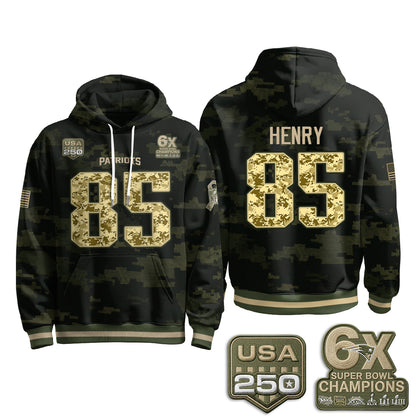 NE 2026 Salute To Service Edition Pullover Hoodie - Printed