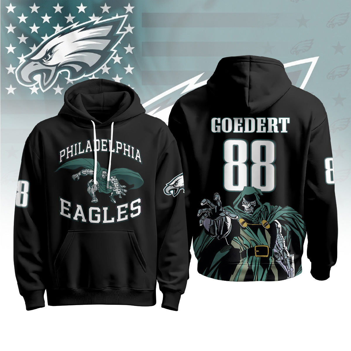 PHI x Green Cape Villain Edition Pullover Hoodie - Printed