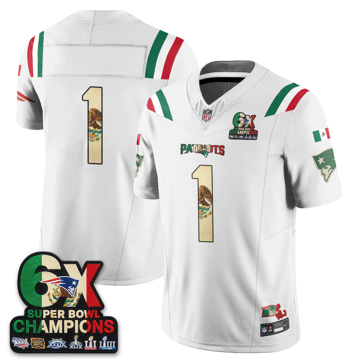 NE Mexico Edition Vapor Jersey - Stitched