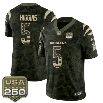 CIN 2026 Salute to Service Vapor Jersey - Stitched