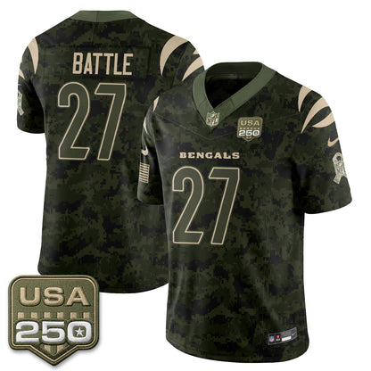 CIN 2026 Salute to Service Vapor Jersey - Stitched