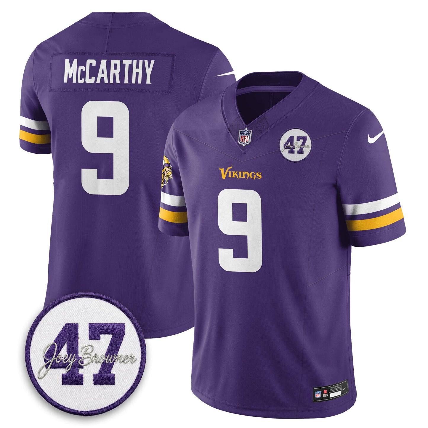 MIN Joey Browner Thank You For Memories - 1960 – 2026 Football Vapor Limited Jersey - All Stitched