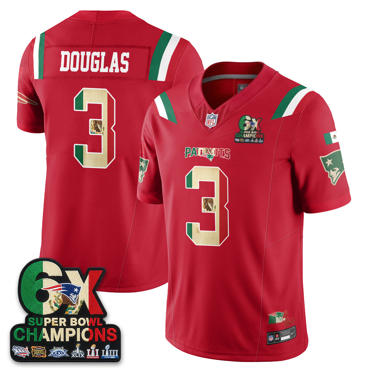 NE Mexico Edition Vapor Jersey - Stitched