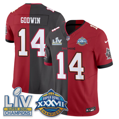 Tampa Bay Buccaneers S.Bowl Split Edition Vapor Jersey - Stitched