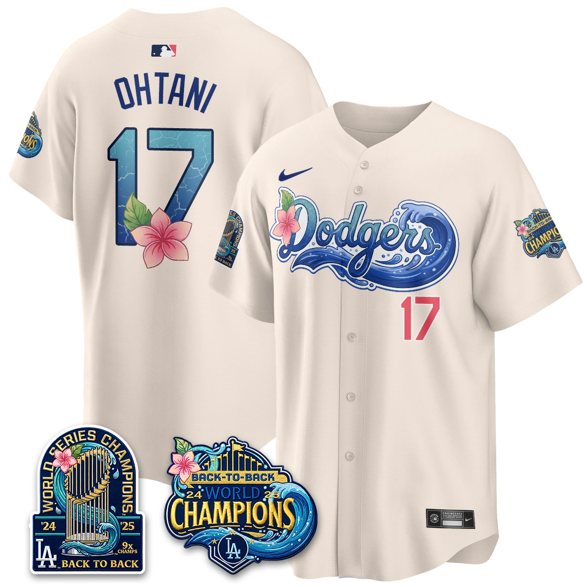 LAD Coastal Vapor Hawaiian Jersey - All Stitched