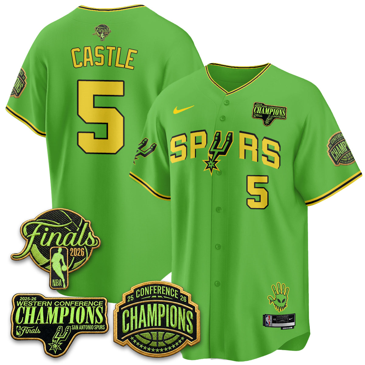 SAS 2026 Basketball Alien Style Vapor Jersey - Stitched