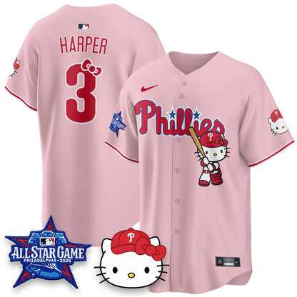 Philadelphia Phillies x Meow Kitty Vapor Limited Jersey V2- Stitched