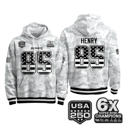 NE 2026 Salute To Service Edition Pullover Hoodie - Printed