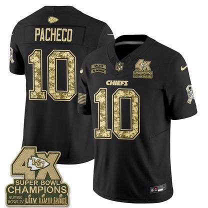Kansas City Chiefs 2026 Salute to Service Vapor Jersey V2- Stitched