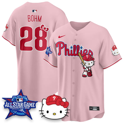 Philadelphia Phillies x Meow Kitty Vapor Limited Jersey V2- Stitched