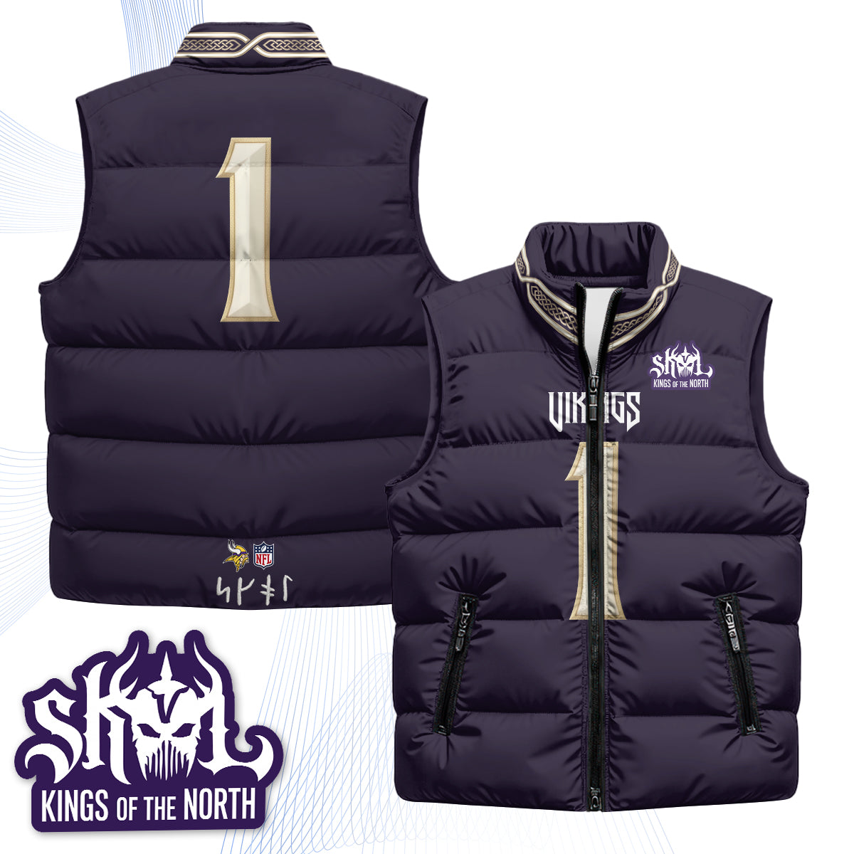 MIN 2026 Rivalries Puffer Vest - Printed