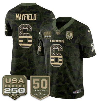 TB 2026 Salute to Service Edition Vapor Jersey - Stitched (Tiktok)