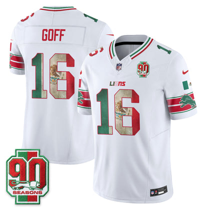 DET Mexico Edition Vapor Jersey - Stitched