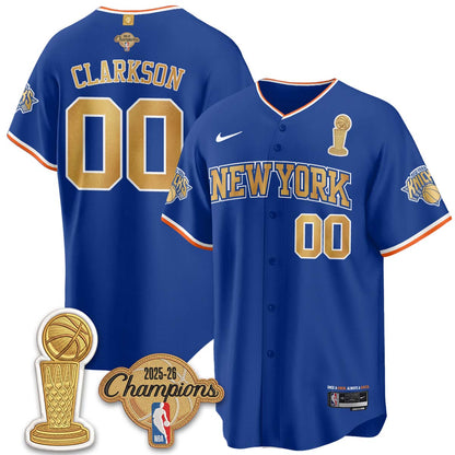 NYK Champions Night Baseball City 25/26 Jersey - Stitched