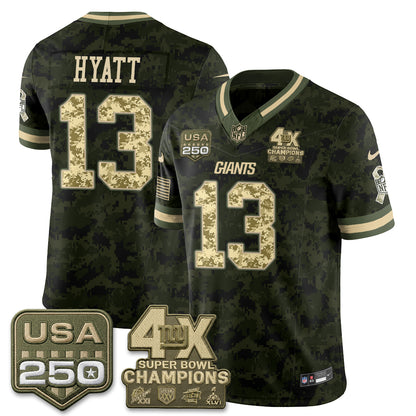 NYG 2026 Salute To Service Vapor Jersey - Stitched