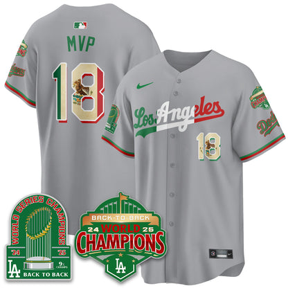 LAD Mexico Vapor Limited Jersey - 9x & B2B Champs - All Stitched