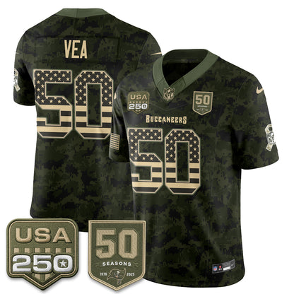 TB 2026 Salute to Service Edition Vapor Jersey - Stitched (Tiktok)