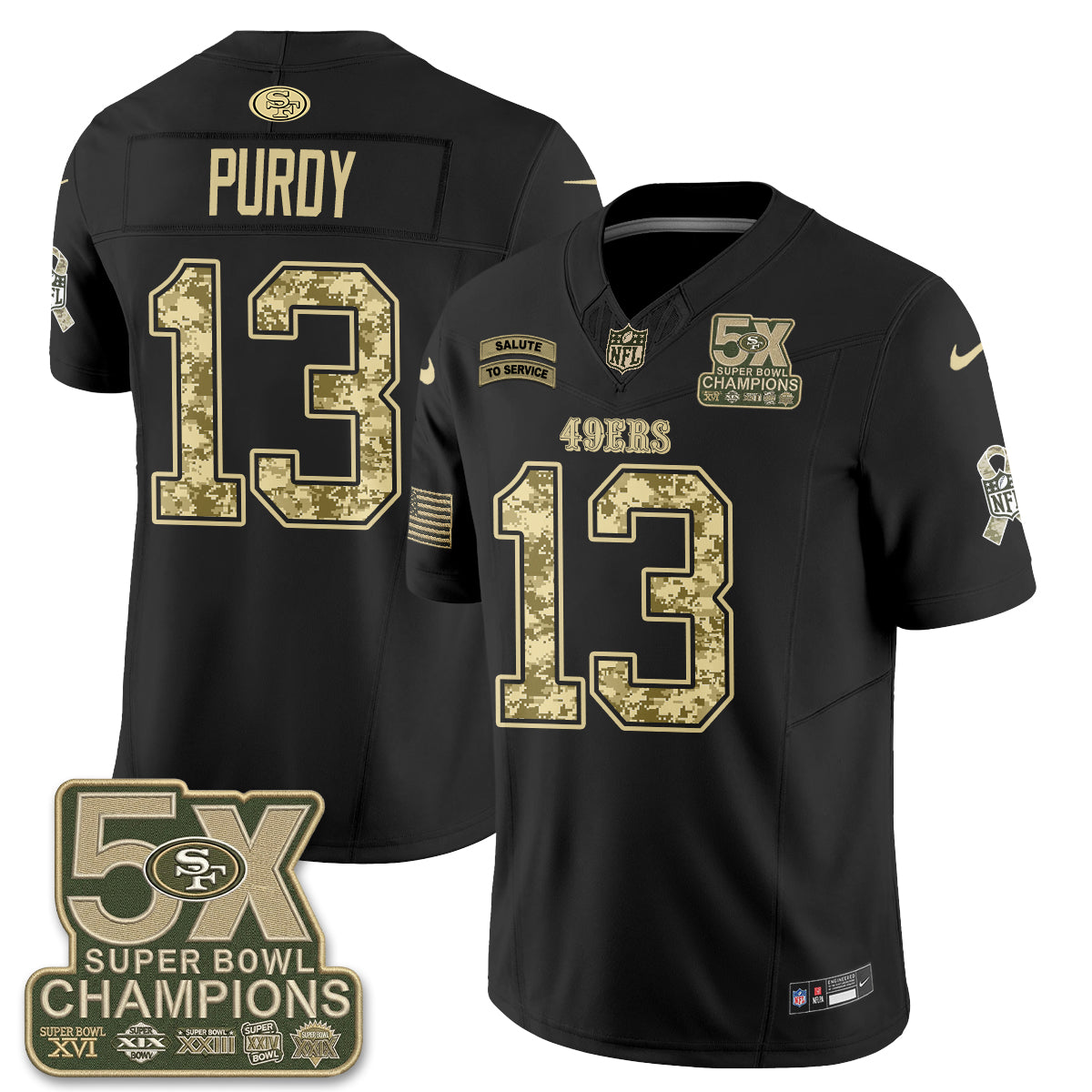 SF 2026 Salute to Service V2 Vapor Jersey - Stitched