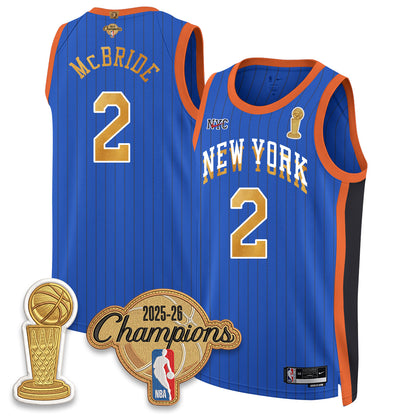 NYK Champions Night Vapor Jersey - Stitched