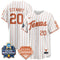 White Pinstripe