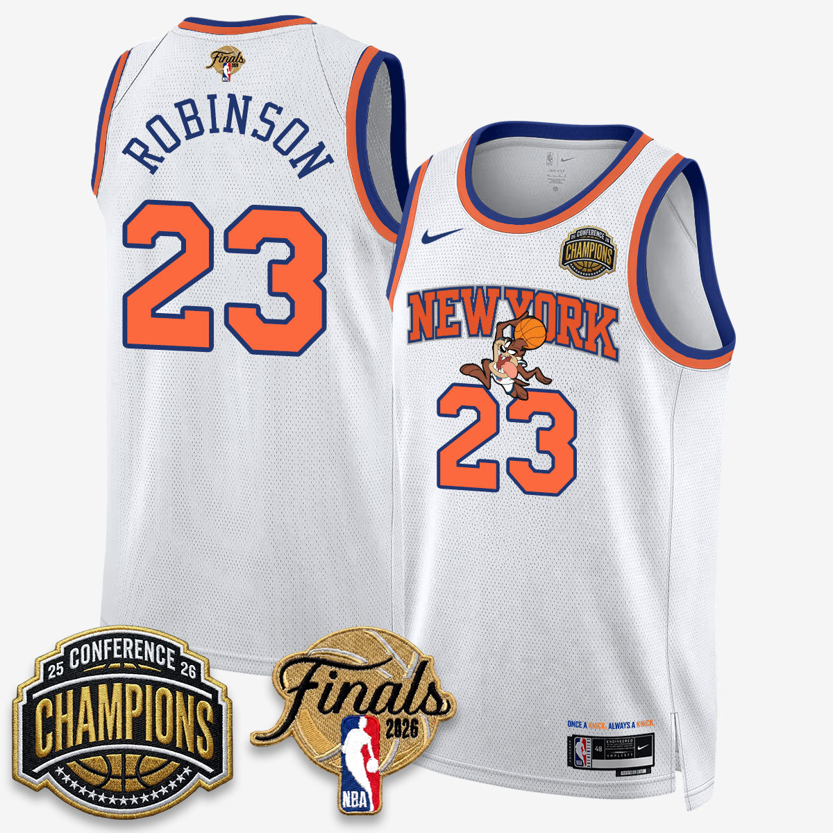 NYK 2026 NBA Eastern Conference Champions x Taz Vapor Jersey - Stitched