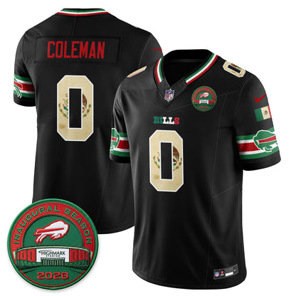 Buffalo Bills Mexico Edition Vapor Jersey - Stitched