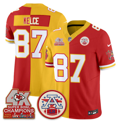KC Throwback Split Vapor Jersey - Stitched