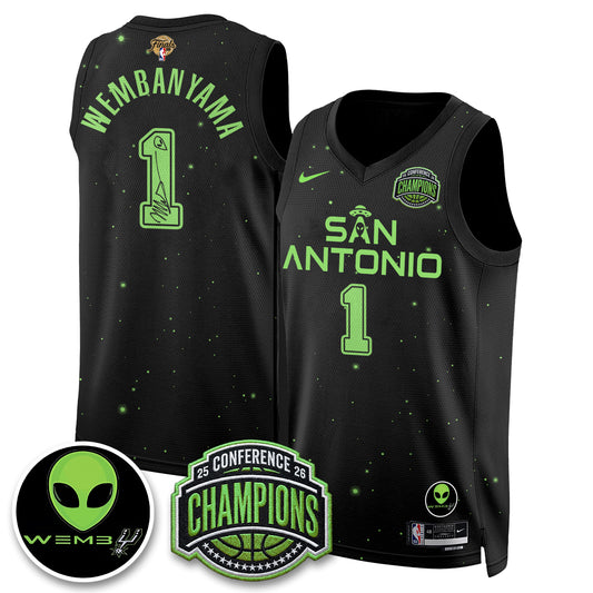 SAS 2026 Basketball Finals The Alien Vapor Jersey - Stitched