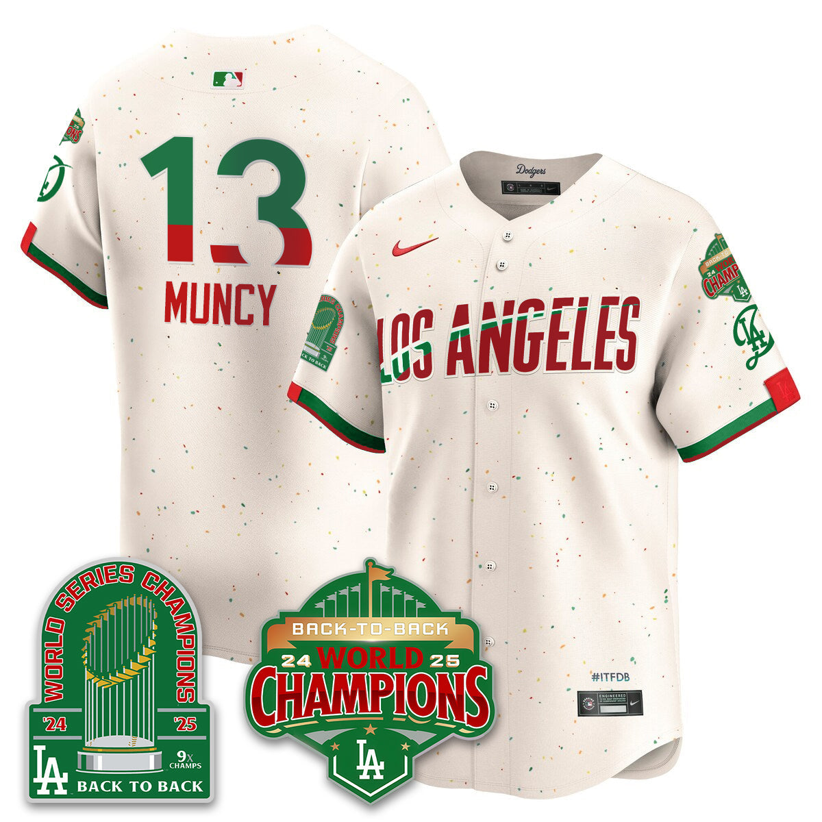 LAD Mexico Vapor Limited Jersey - 9x & B2B Champs - All Stitched
