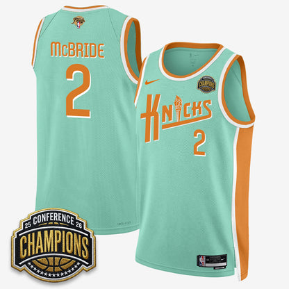 New York Knicks 2026 Eastern Conference Champions Special Edition Jersey V2- Stitched