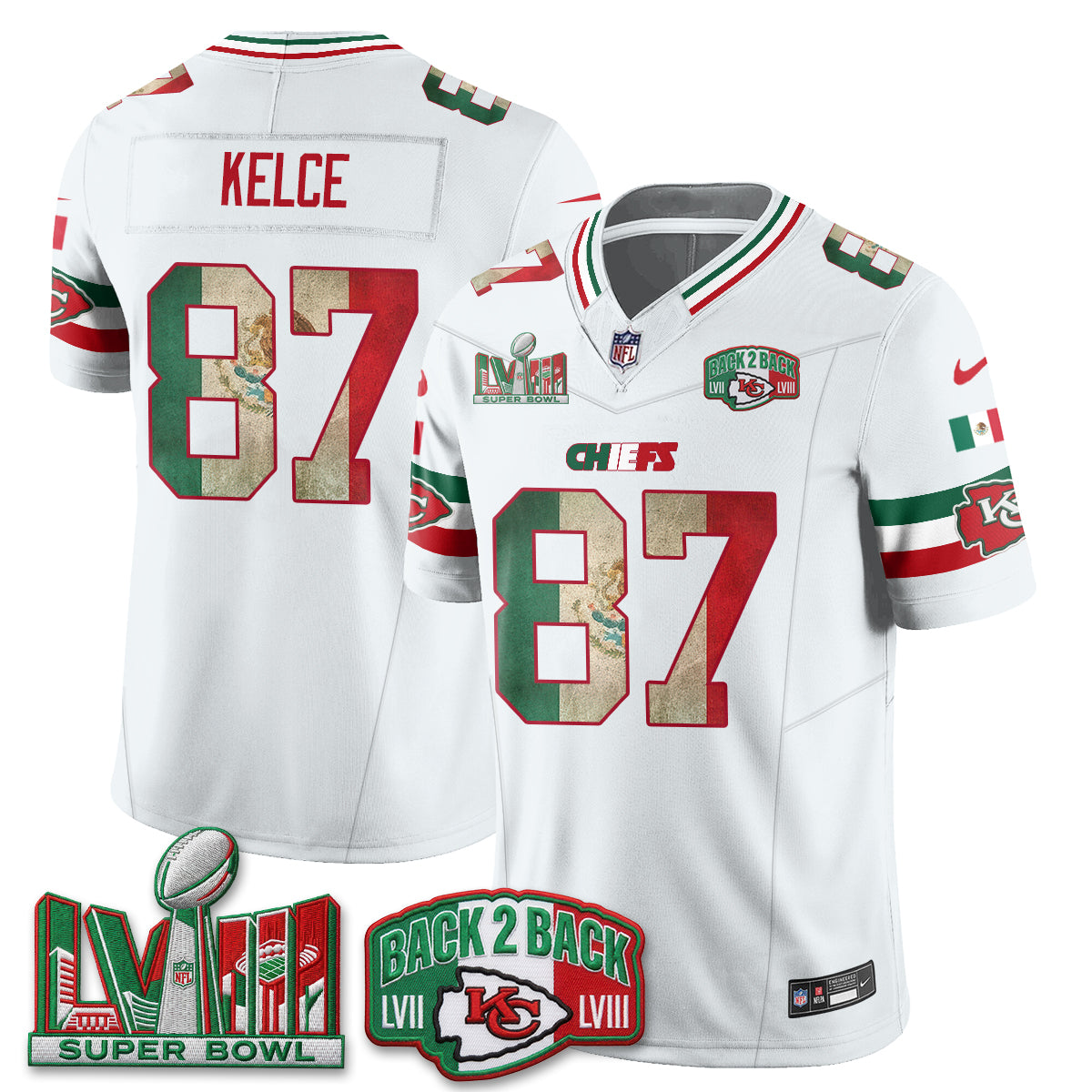 KC Mexico Edition Vapor Jersey - Stitched